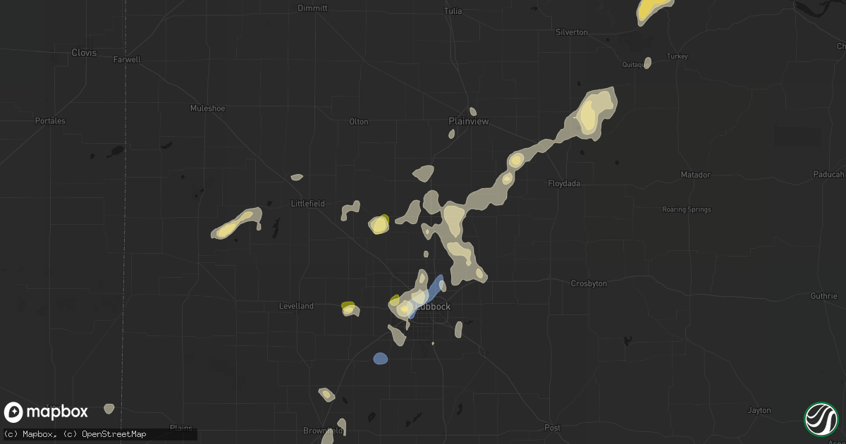 Hail map in Abernathy, TX on September 15, 2026
