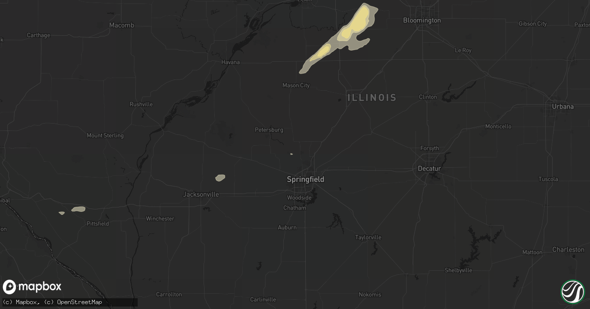 Hail map in Cantrall, IL on September 15, 2026