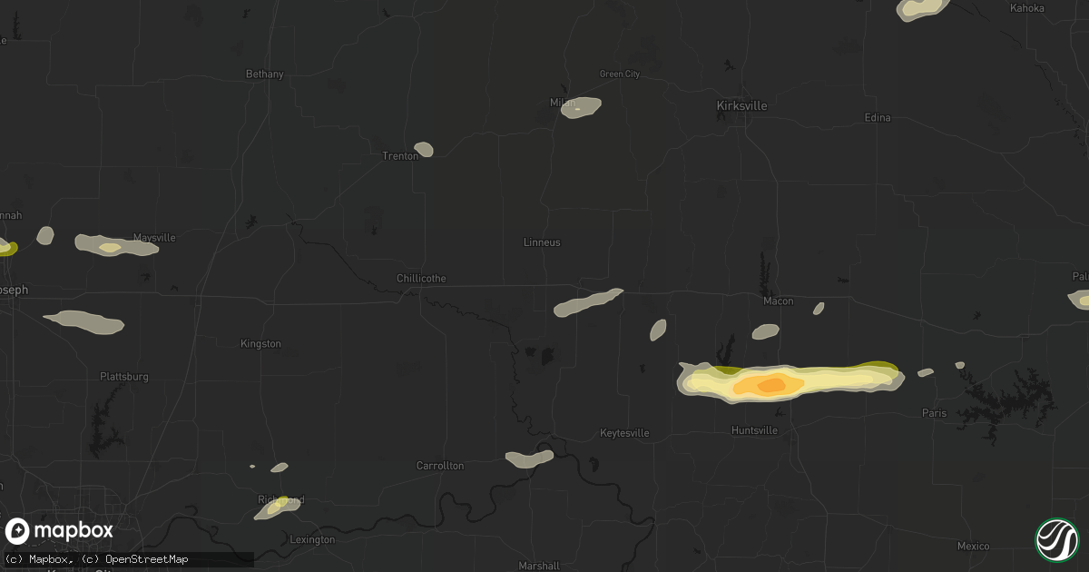 Hail map in Laclede, MO on September 15, 2026