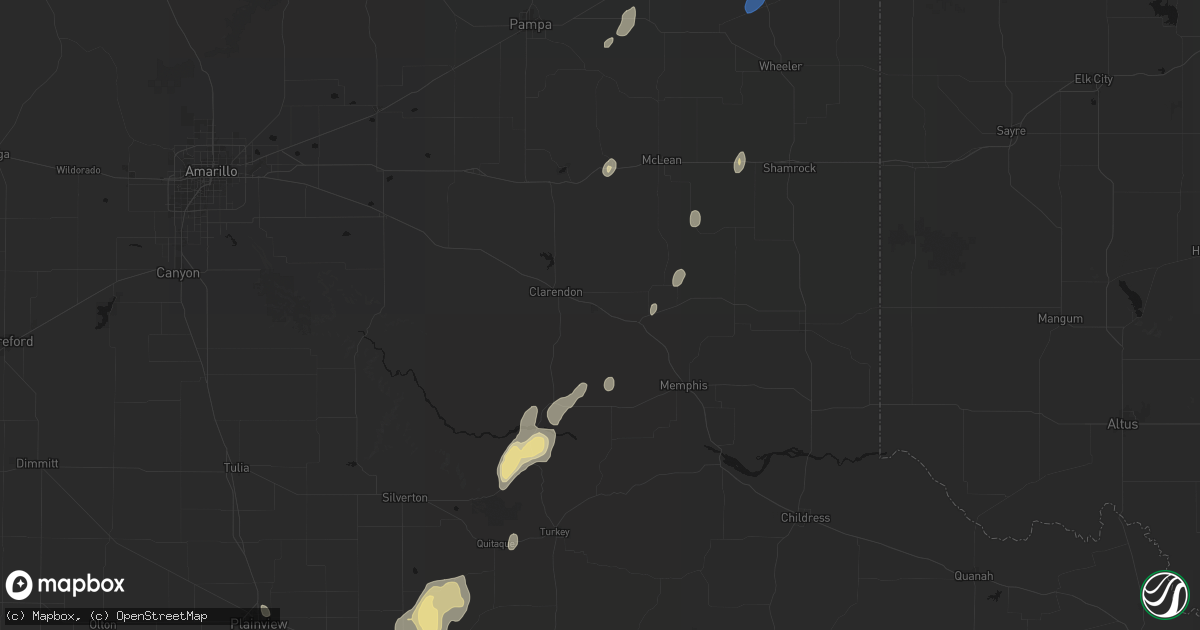 Hail map in Lelia Lake, TX on September 15, 2026