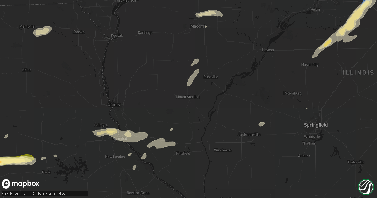 Hail map in Mount Sterling, IL on September 15, 2026