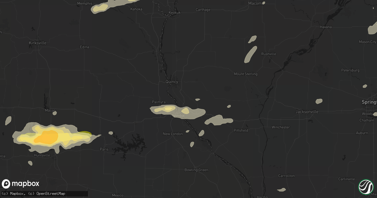 Hail map in Payson, IL on September 15, 2026