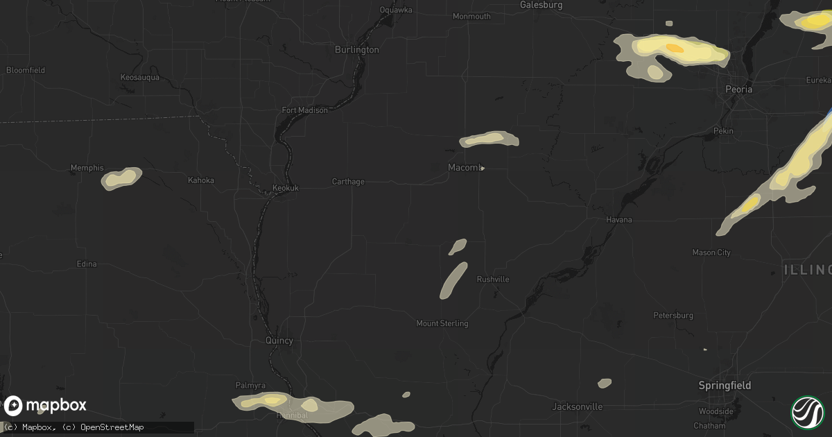 Hail map in Plymouth, IL on September 15, 2026