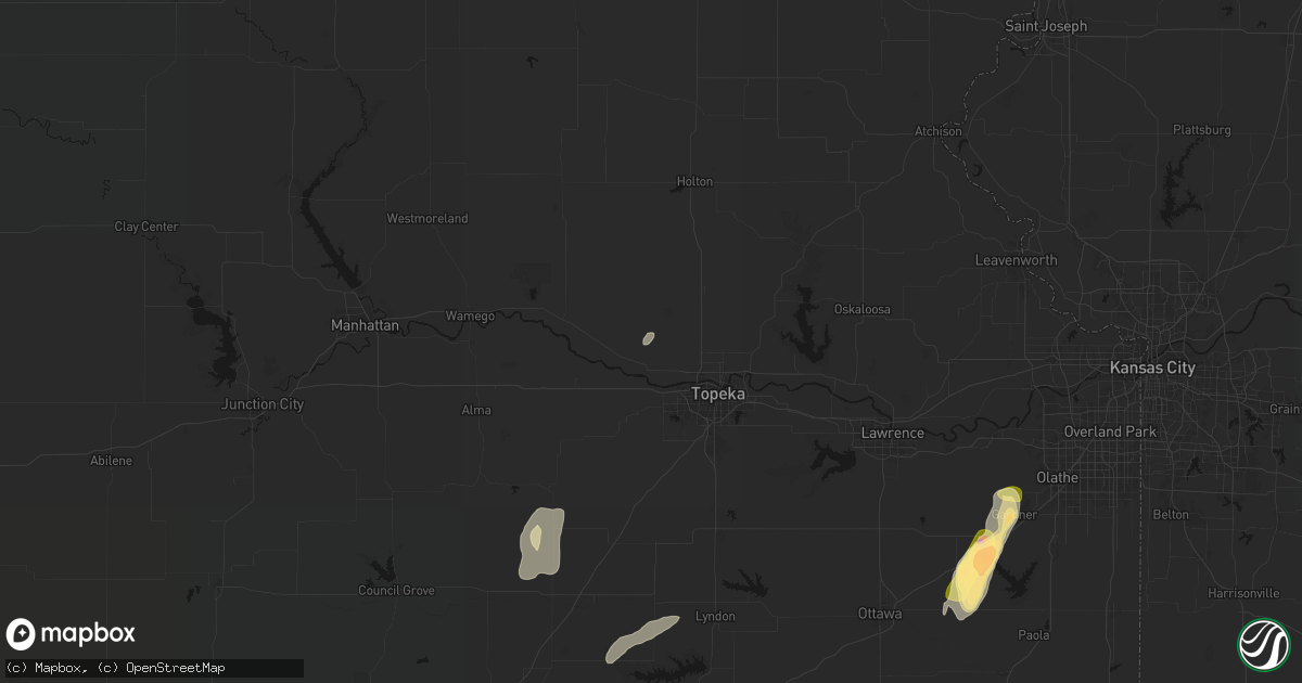 Hail map in Silver Lake, KS on September 15, 2026