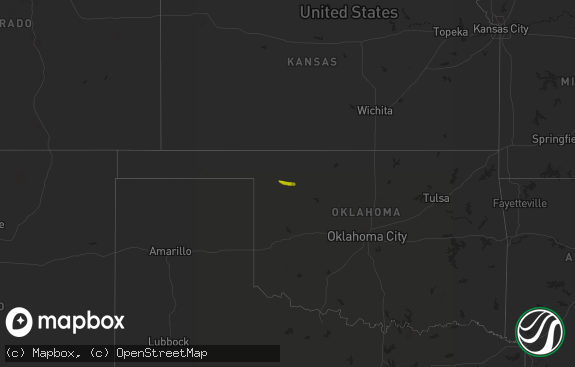 Hail map preview on 09-16-2010
