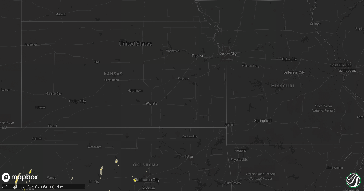 Hail map on September 16, 2013
