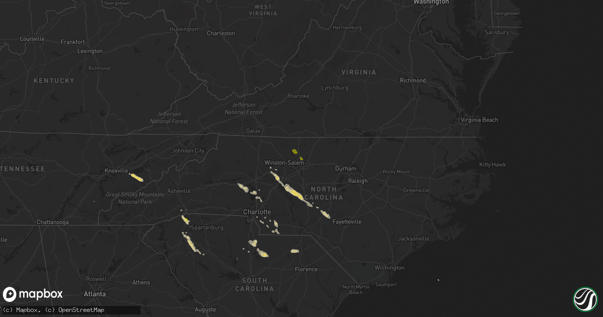 Hail map on September 16, 2014