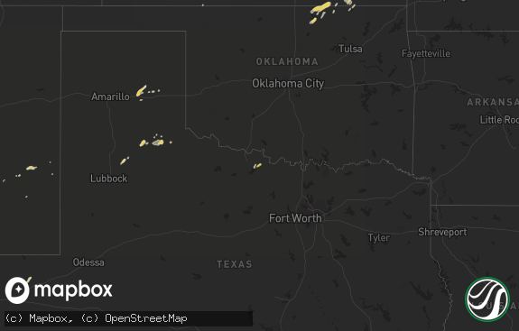 Hail map preview on 09-16-2017