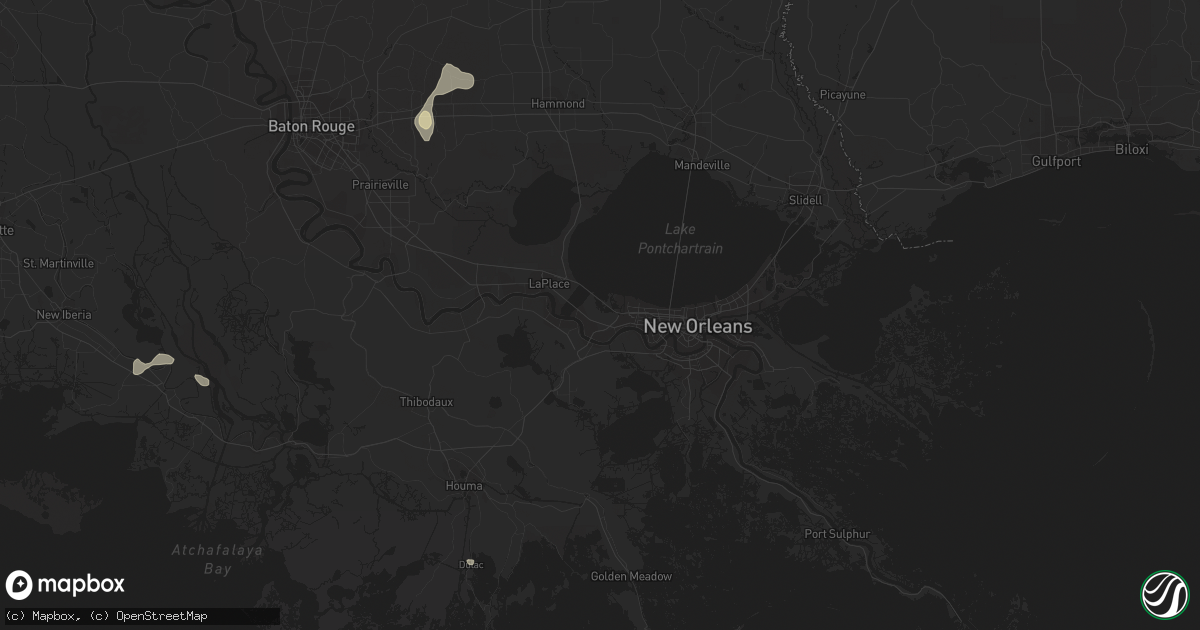 Hail map in Lillian, AL on September 16, 2018