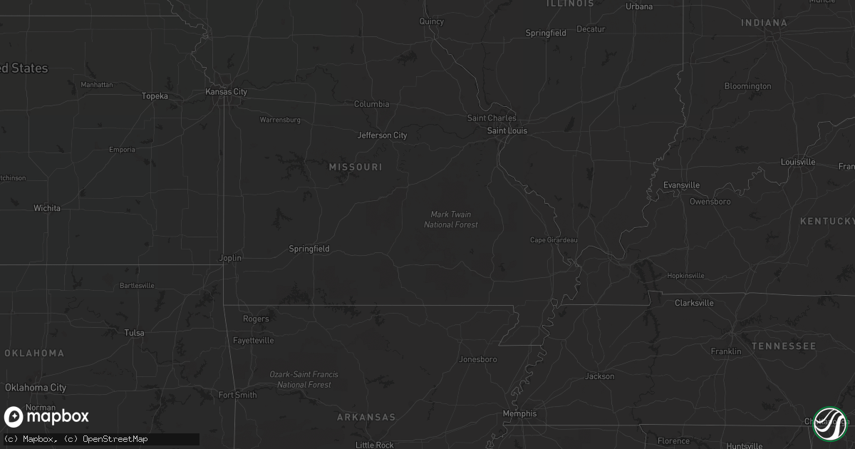 Hail map in Louisiana on September 16, 2018