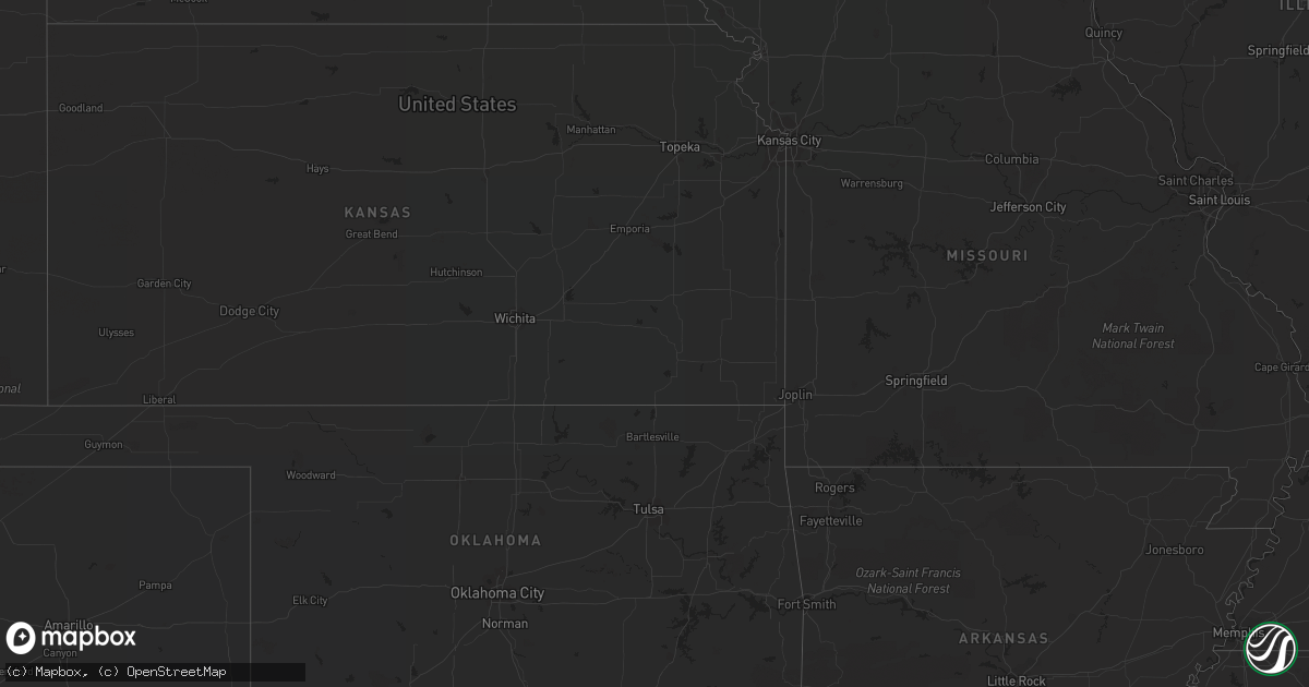Hail map on September 16, 2018