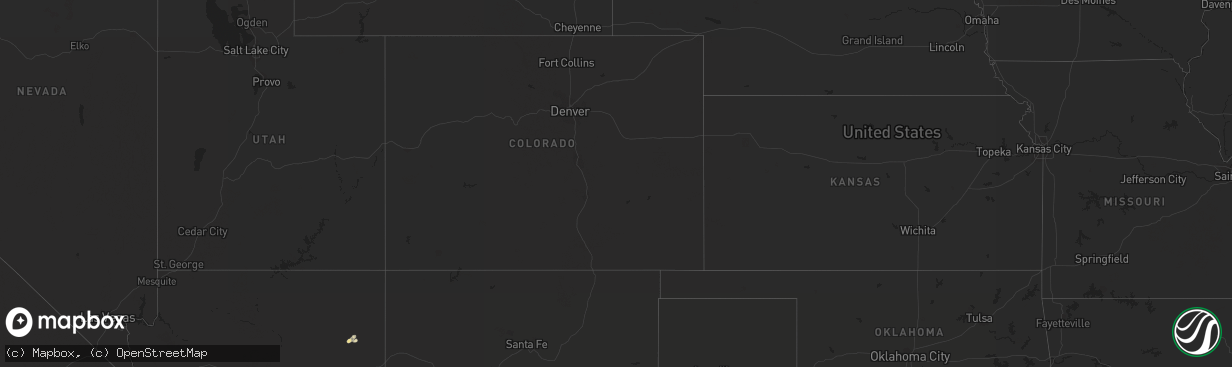 Hail map in Arizona on September 16, 2019