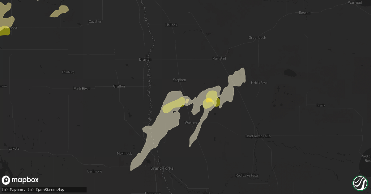 Hail map in Argyle, MN on September 16, 2024