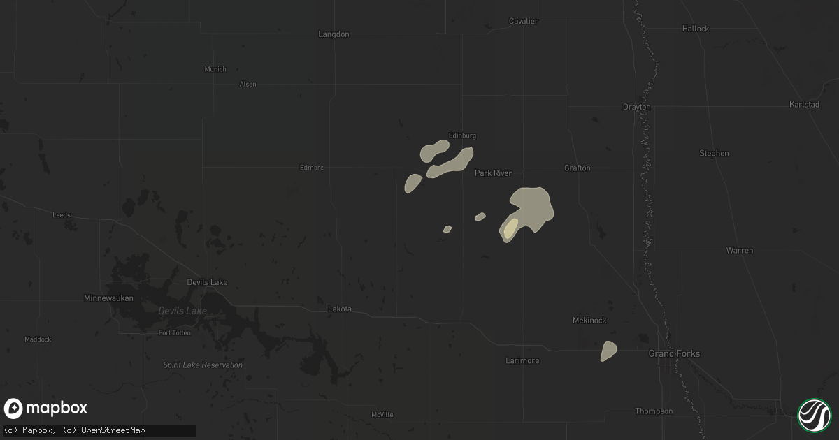 Hail map in Lankin, ND on September 16, 2024
