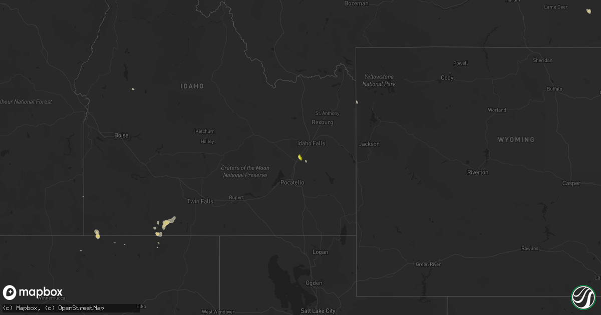 Hail map on September 16, 2024