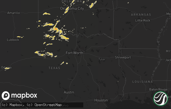 Hail map preview on 09-17-2011