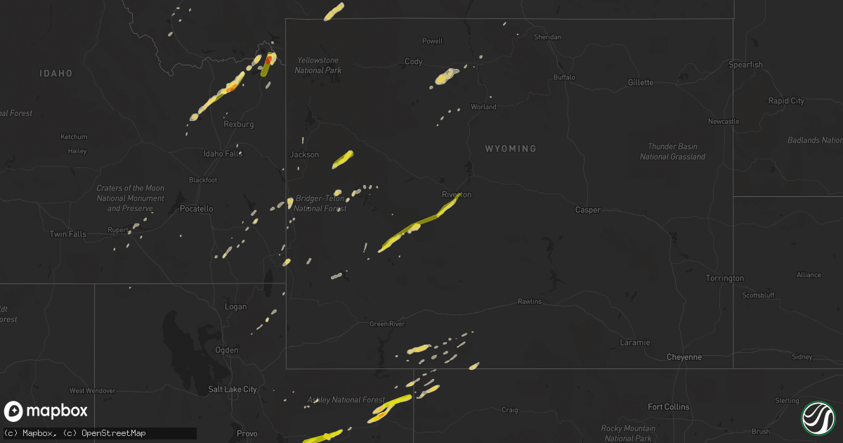 Hail map on September 17, 2013