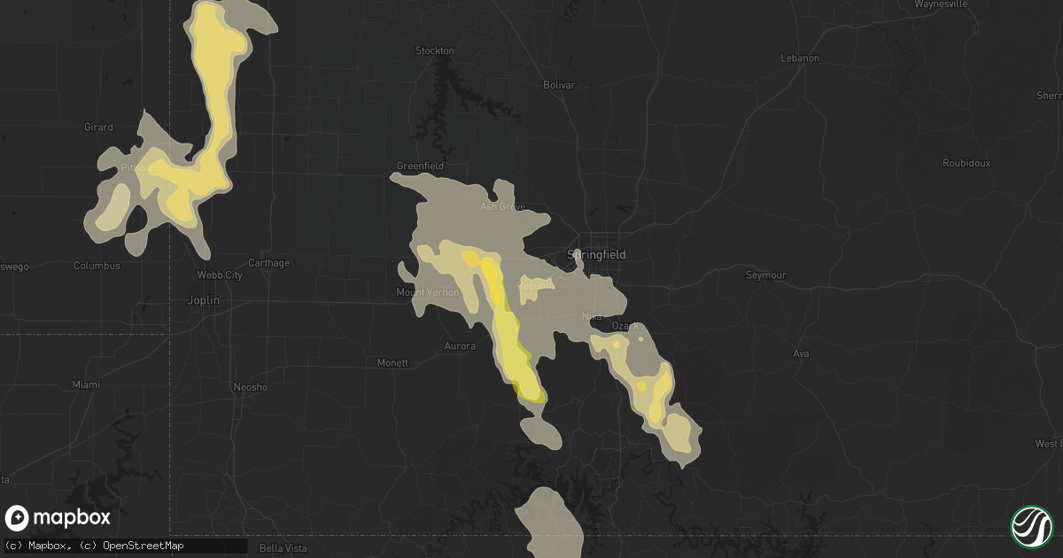 Hail map in Republic, MO on September 17, 2014