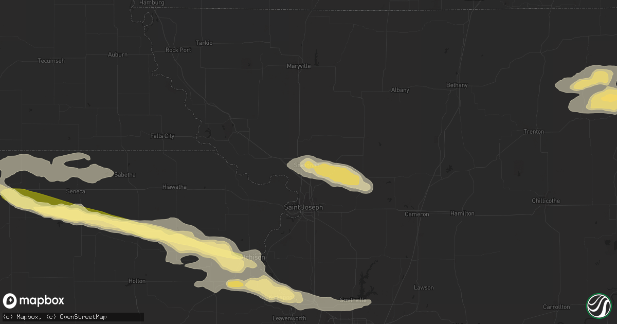 Hail map in Savannah, MO on September 17, 2015