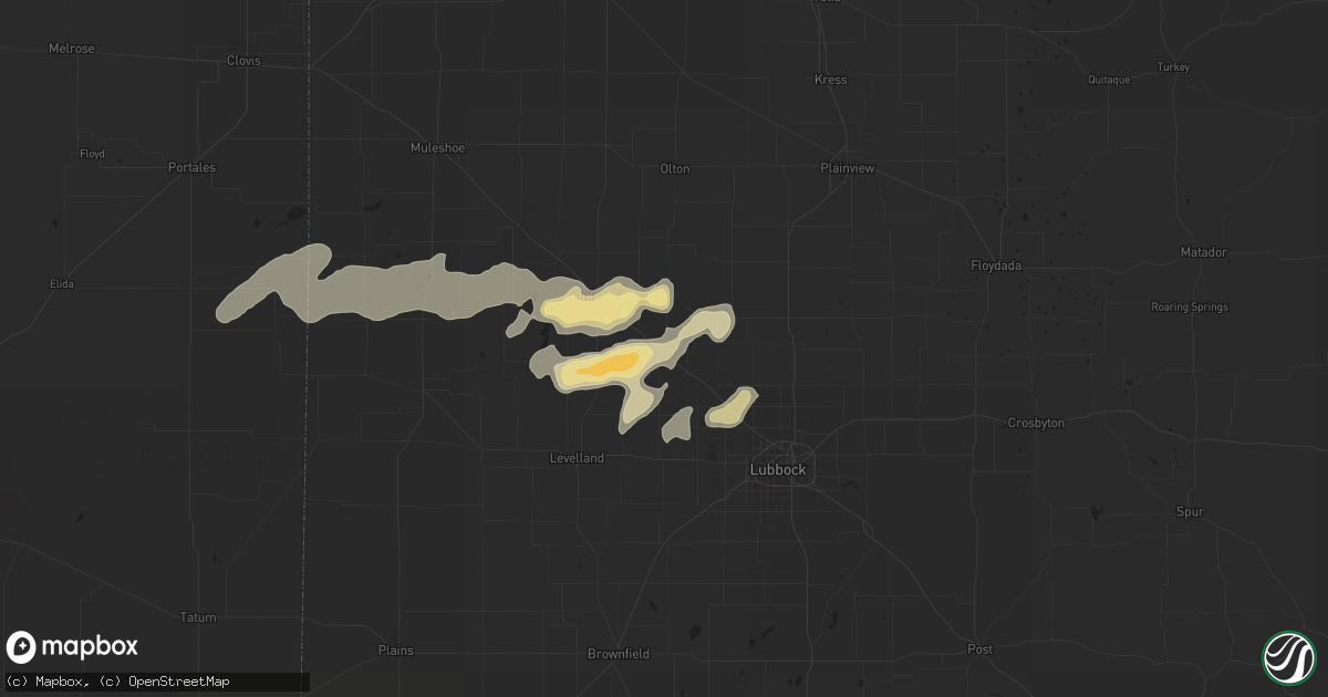 Hail map in Anton, TX on September 17, 2017