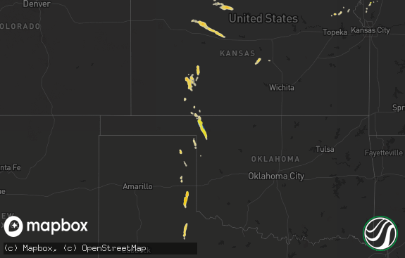 Hail map preview on 09-17-2021