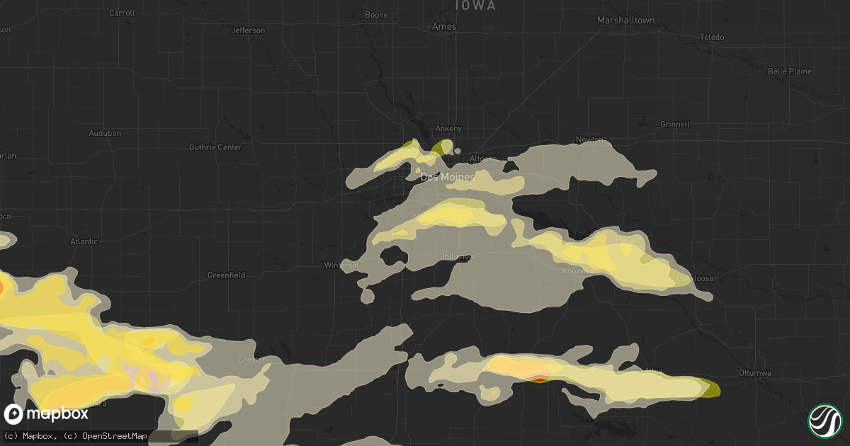 Hail map in Norwalk, IA on September 17, 2022
