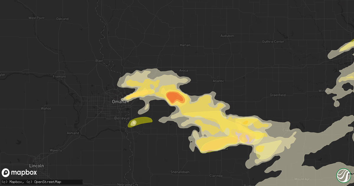 Hail map in Oakland, IA on September 17, 2022