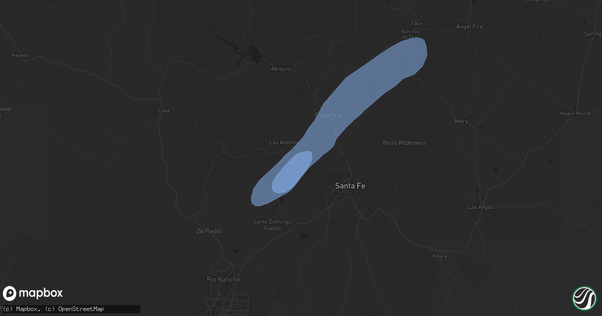 Hail map in White Rock, NM on September 17, 2024