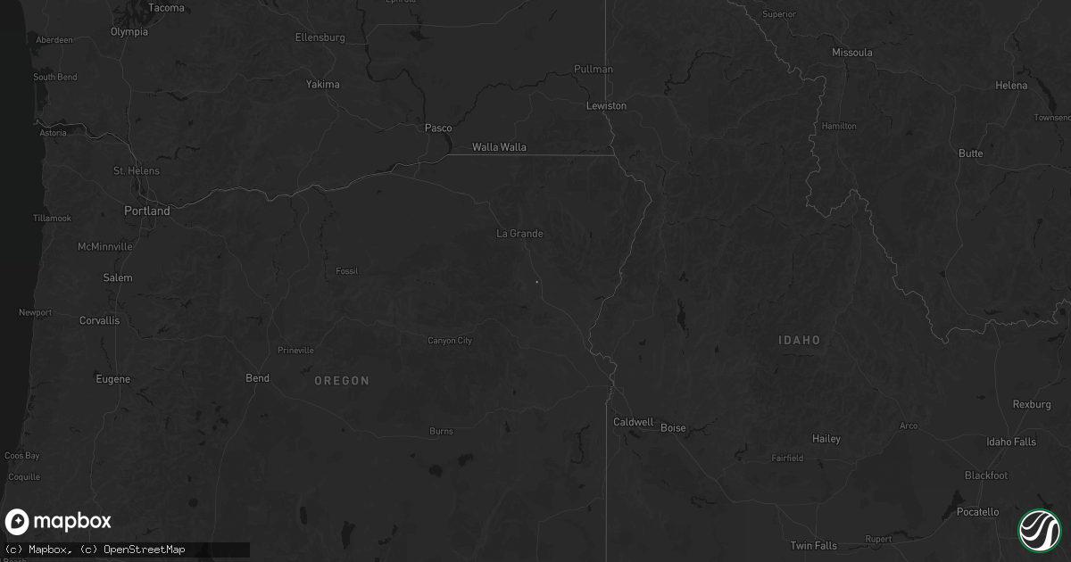 Hail map on September 17, 2026