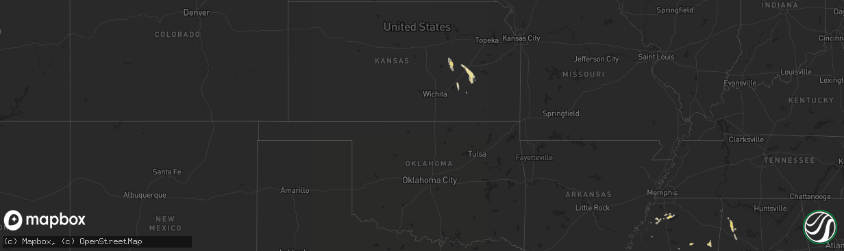 Hail map in Alabama on September 18, 2014