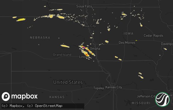 Hail map preview on 09-18-2018