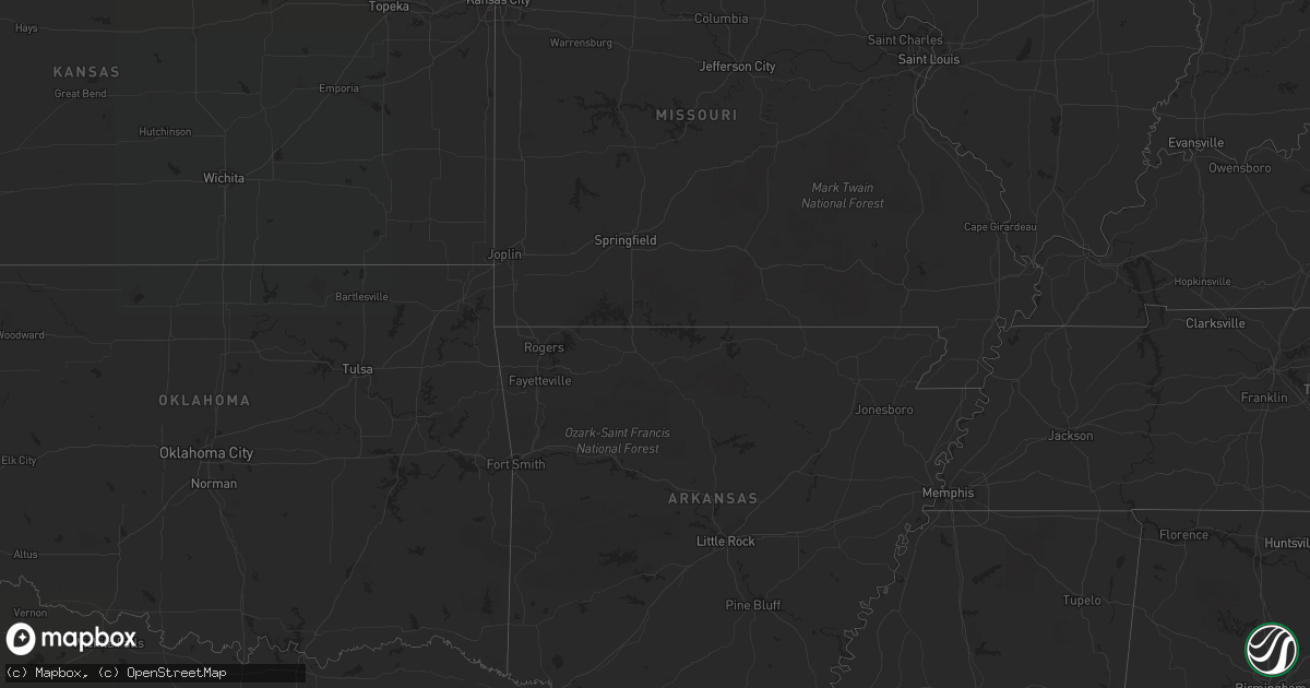 Hail map in Texas on September 18, 2021