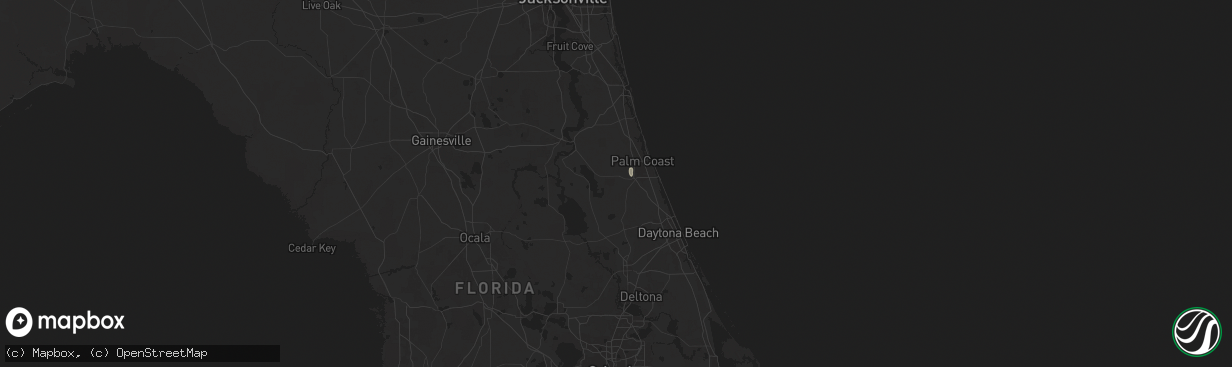 Hail map in Bunnell, FL on September 18, 2024