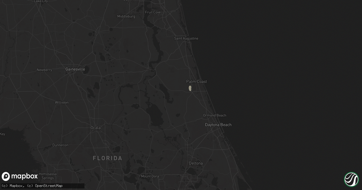 Hail map in Bunnell, FL on September 18, 2024
