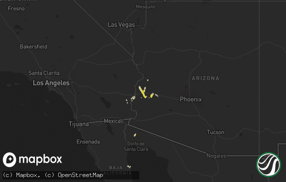 Hail map preview on 09-18-2025