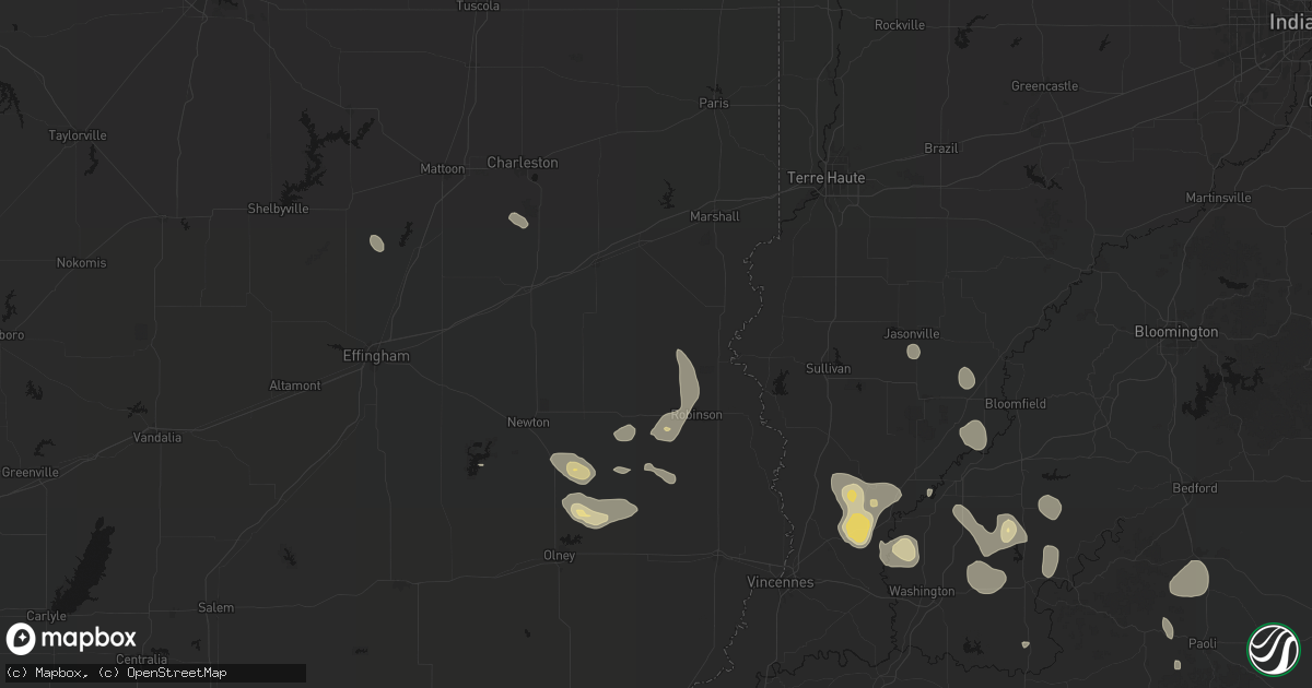 Hail map in Annapolis, IL on September 18, 2026