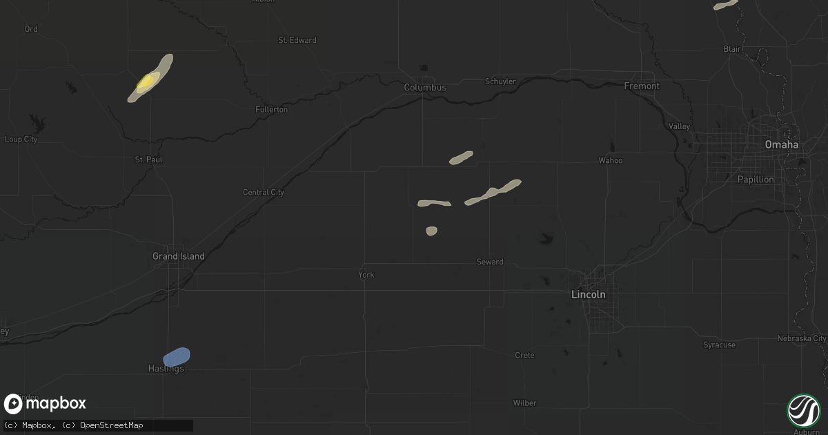 Hail map in Gresham, NE on September 18, 2026