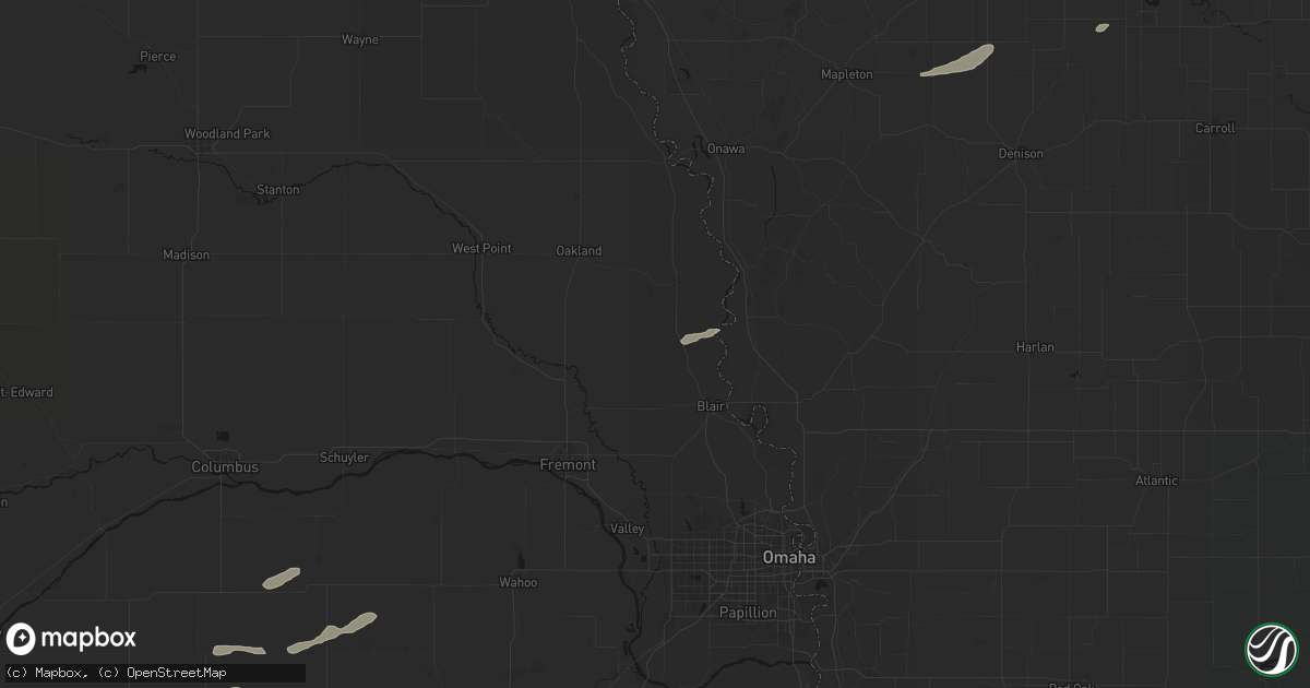 Hail map in Herman, NE on September 18, 2026