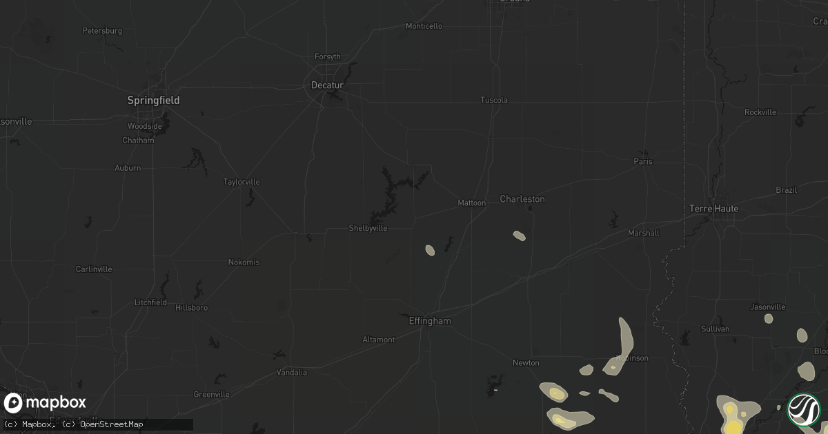 Hail map in Windsor, IL on September 18, 2026
