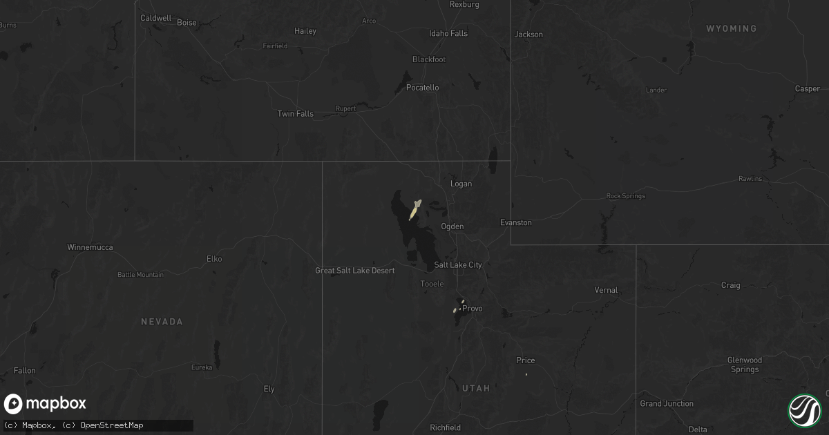 Hail map on September 18, 2026