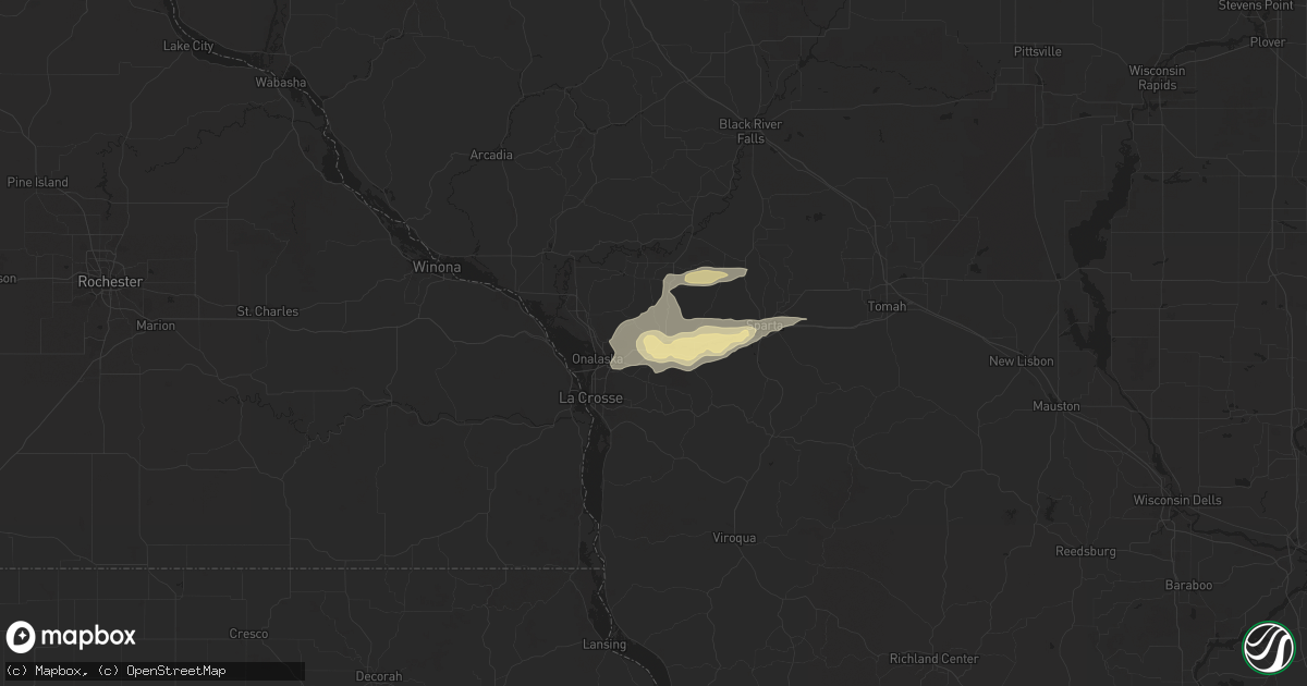 Hail map in West Salem, WI on September 19, 2014
