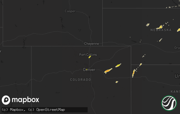 Hail map preview on 09-19-2018