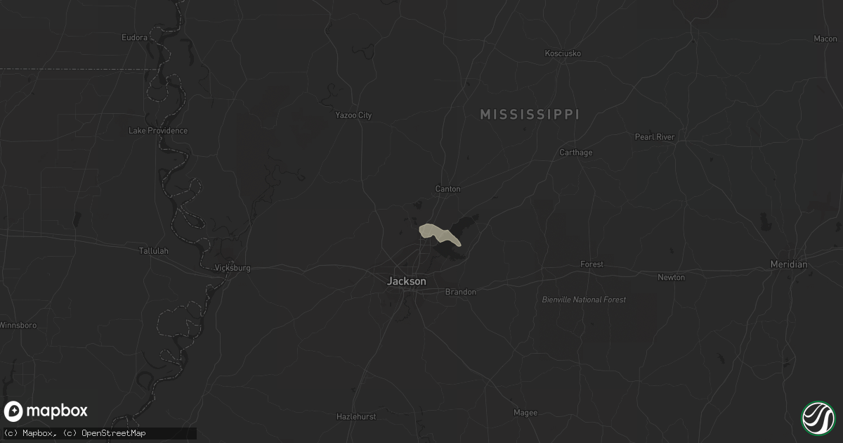 Hail map in Madison, MS on September 19, 2019
