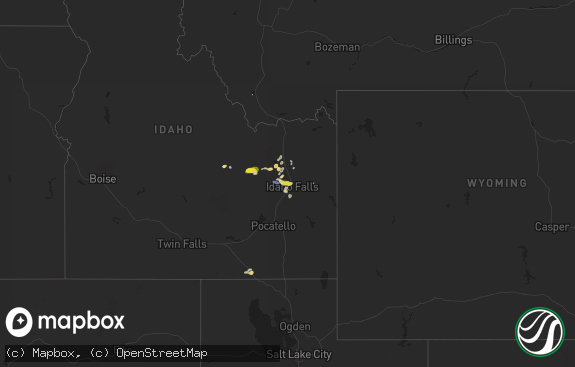 Hail map preview on 09-19-2020