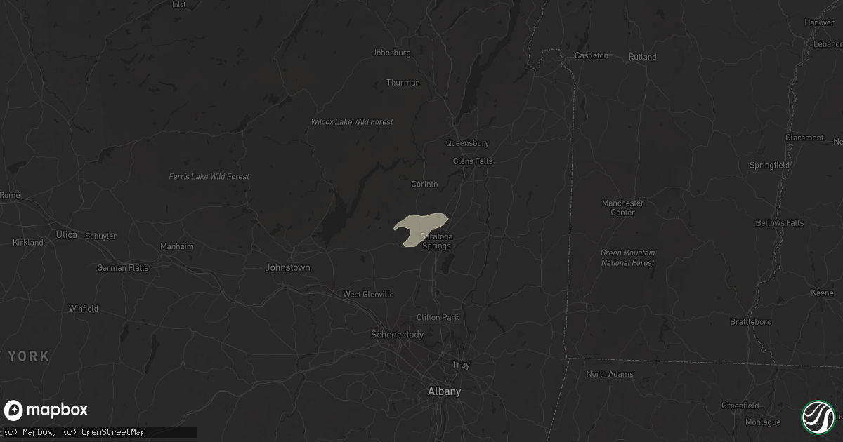 Hail map in Greenfield Center, NY on September 19, 2022