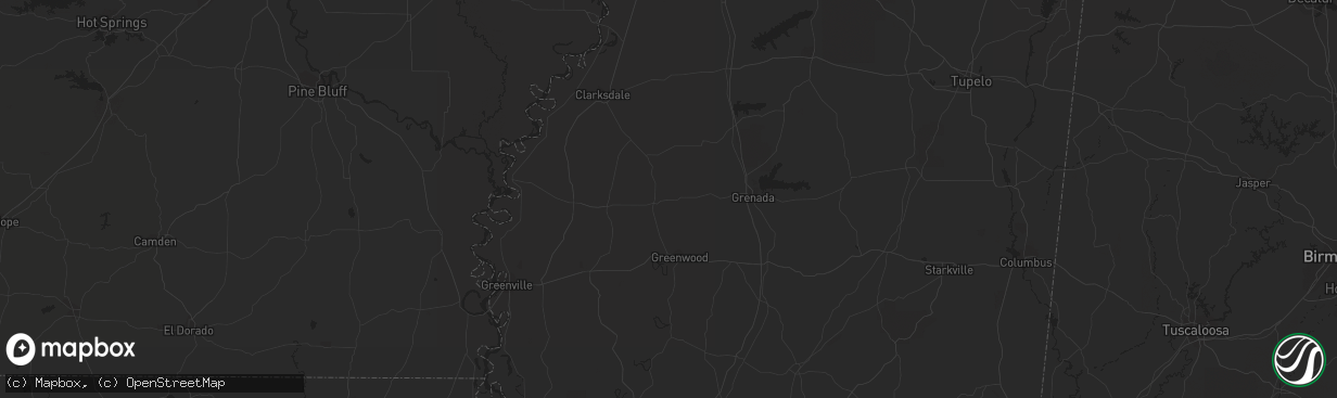 Hail map in Forestburg, TX on September 19, 2023