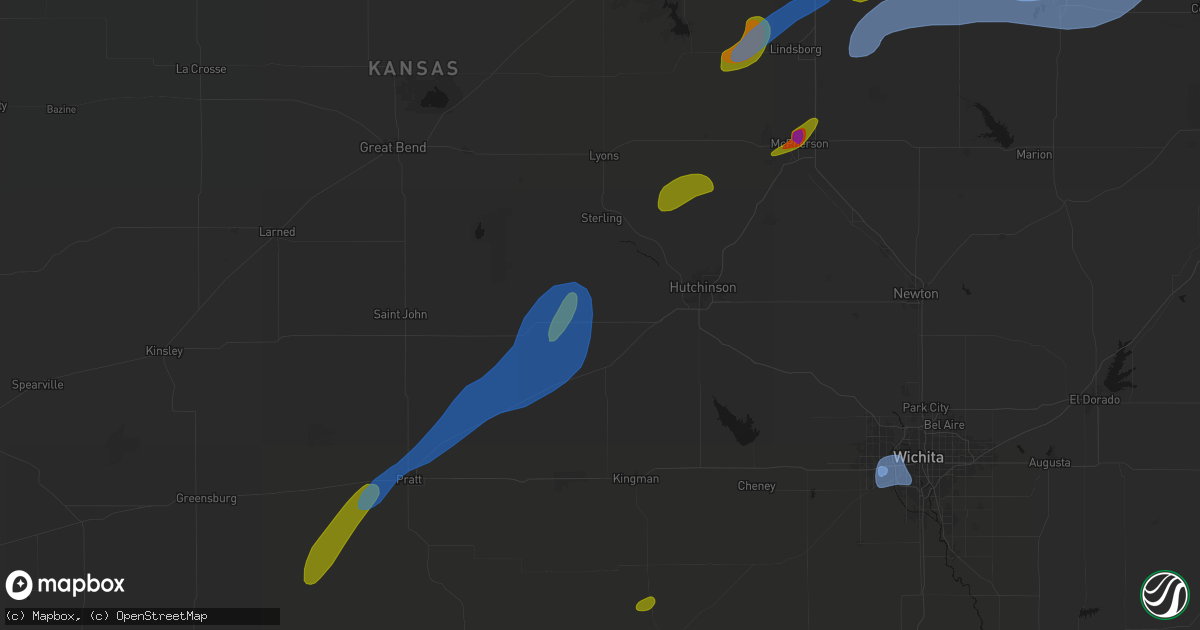Hail map in Abbyville, KS on September 19, 2026