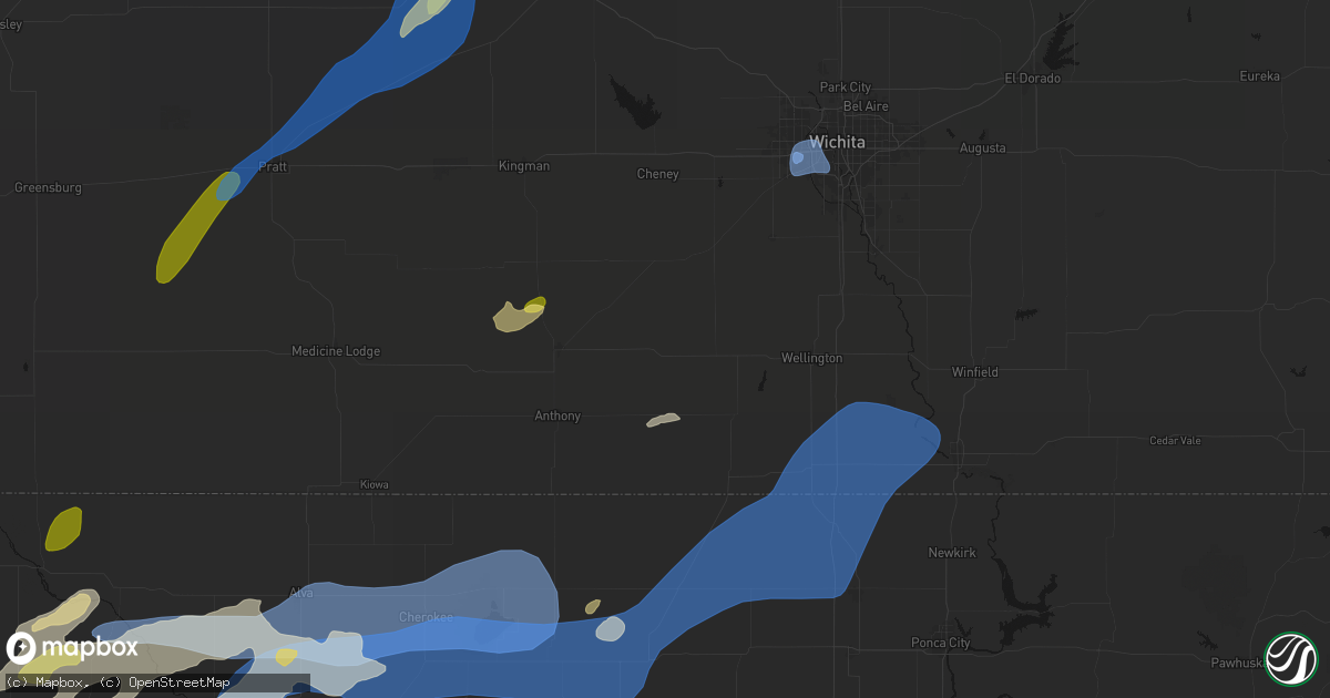 Hail map in Argonia, KS on September 19, 2026