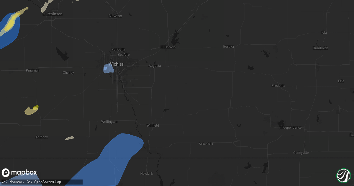 Hail map in Atlanta, KS on September 19, 2026