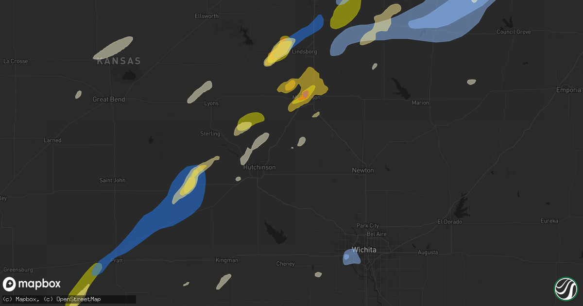 Hail map in Buhler, KS on September 19, 2026